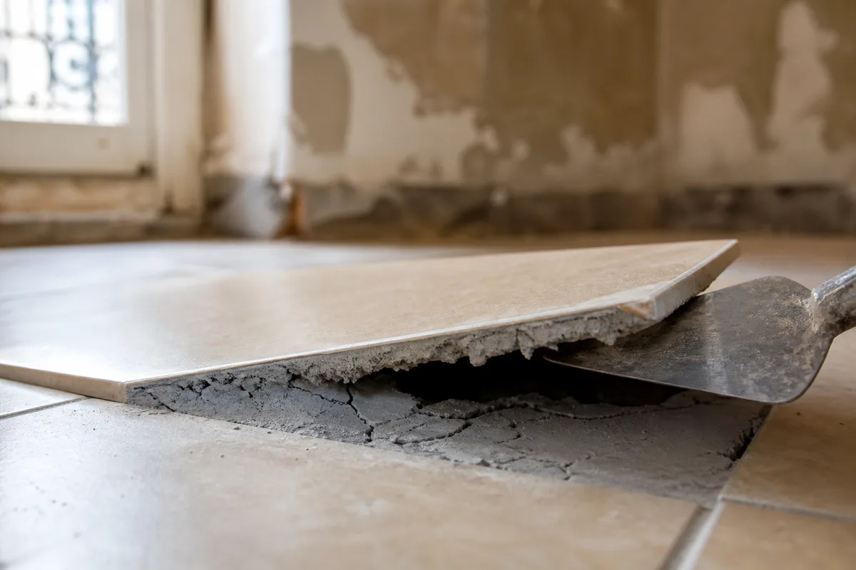 Carrelage qui sonne creux : causes et solutions