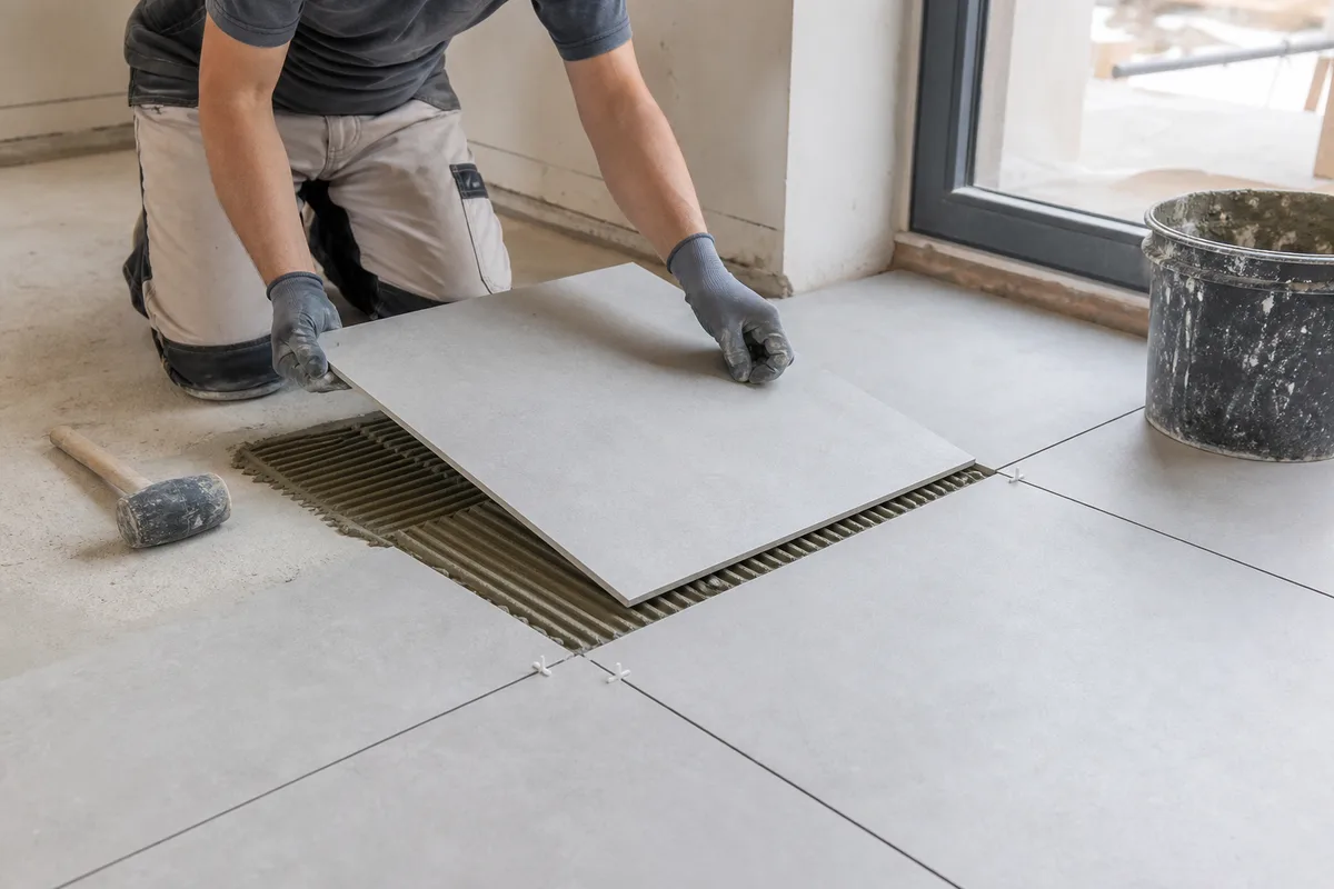 Pose carrelage sol 60x60 : technique, colle et calepinage