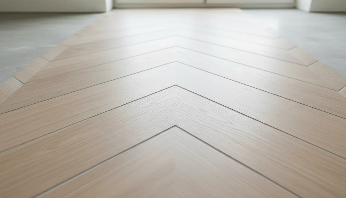 Pose carrelage en chevron : technique, calepinage et étapes clés