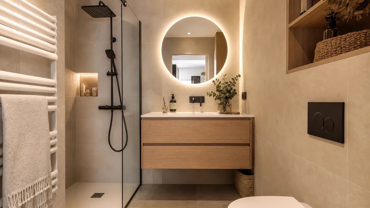 Salle de bain petite et moderne : les tendances déco à adopter
